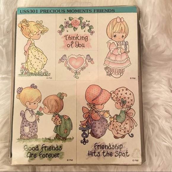 Precious Moments Rubber Stamp Stampendous - Picture 1 of 3